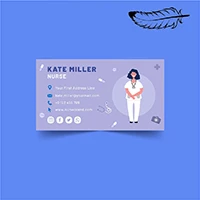 Business cards - Front Soft-touch lamination