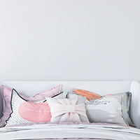 Girl bedroom bed Sois forte