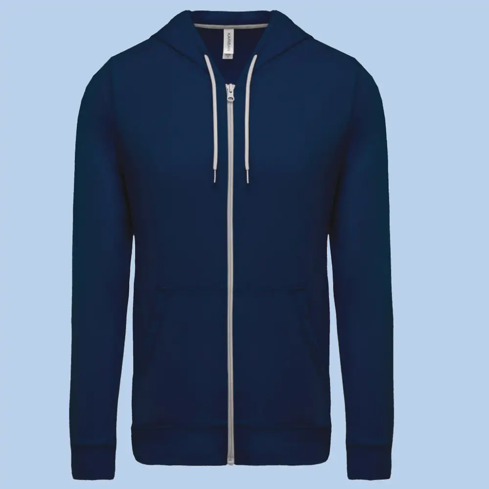 Veste coton légère à capuche