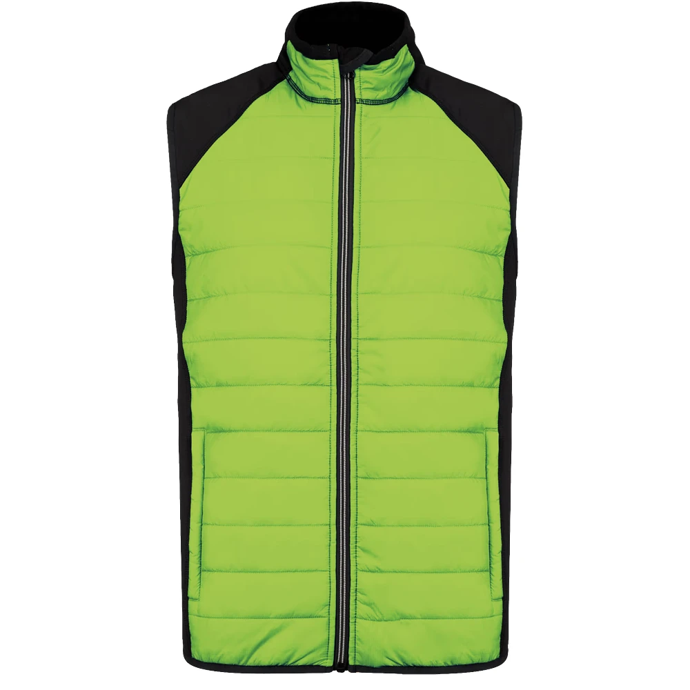 Veste sport bi-matière sans manches