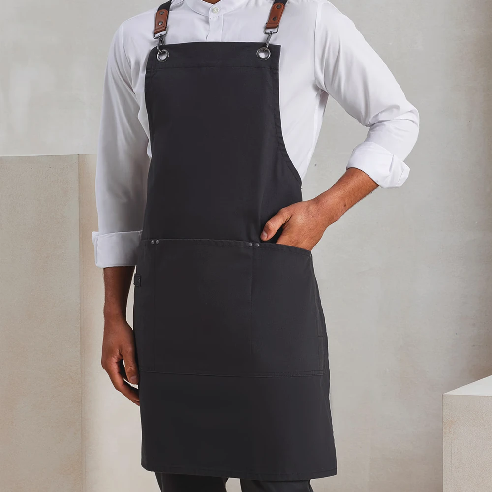 Tablier bavette bretelles croisées
