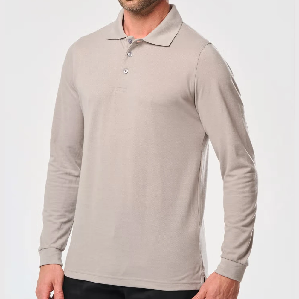 Polo manches longues