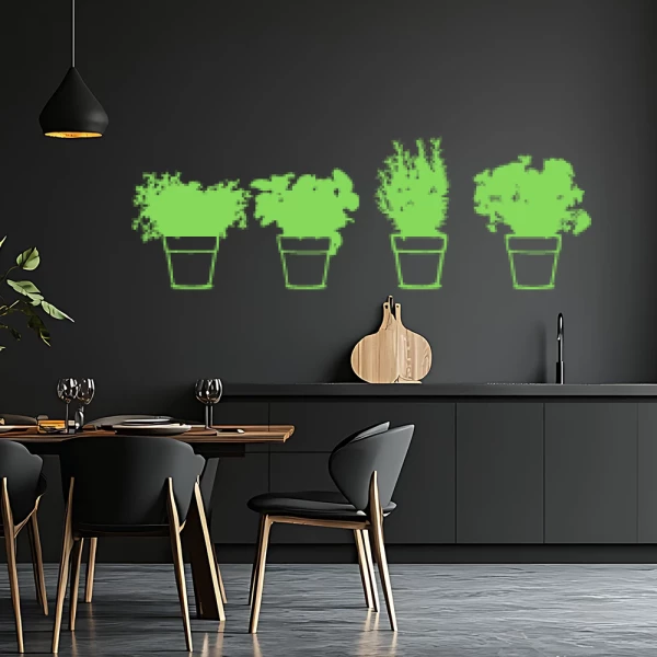 Sticker 4 Aromatic Herbs