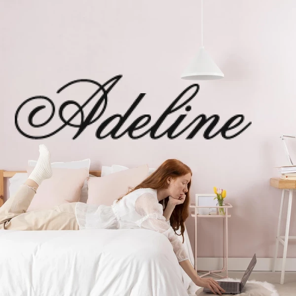 Sticker Adeline Script