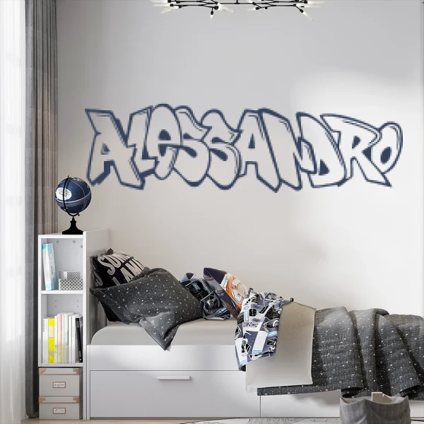Sticker Alessandro Graffiti