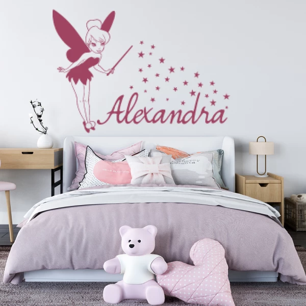 Sticker Alexandra Script Tinkerbell Stars 2