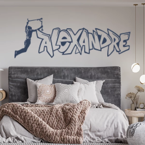 Sticker Alexandre Graffiti Scooter