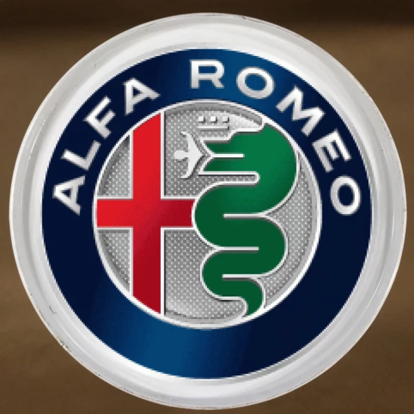 Sticker Alfa Romeo Logo Printed