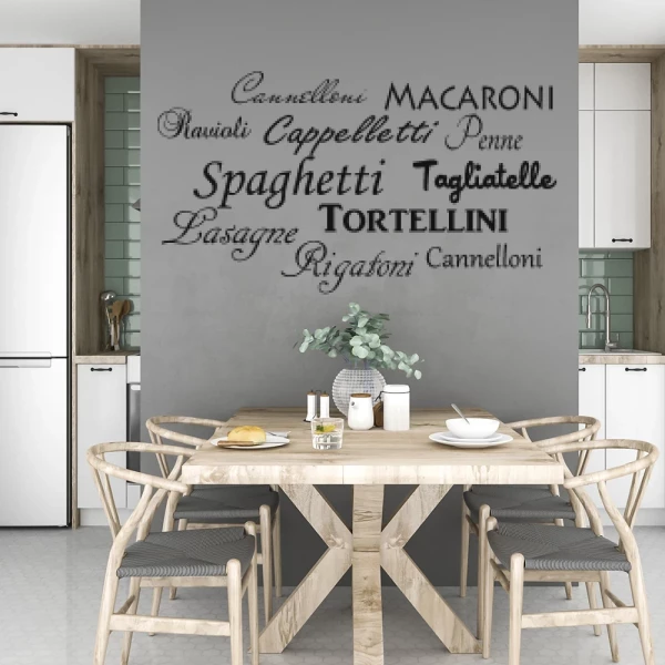 Sticker Assortment of pasta