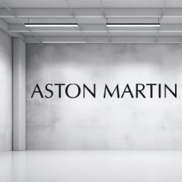 Sticker Aston Martin Text