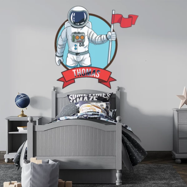 Sticker Astronaut Firstname - Printed