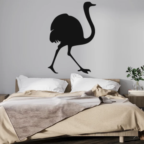 Sticker Ostrich