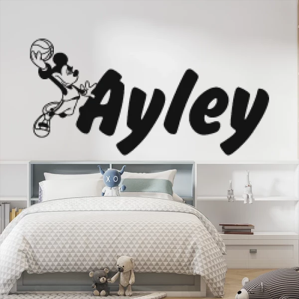 Sticker Ayley MIckey Basketball