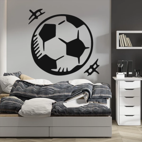 Sticker Football Sketch