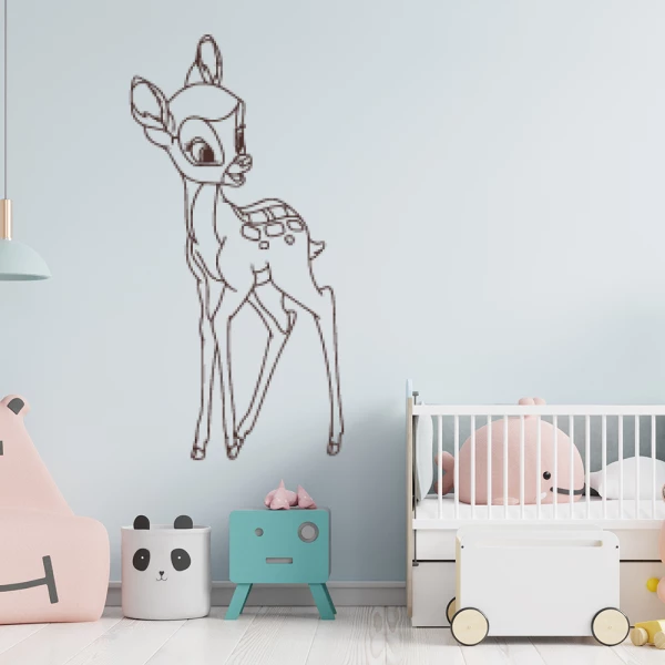 Sticker Bambi - Féline