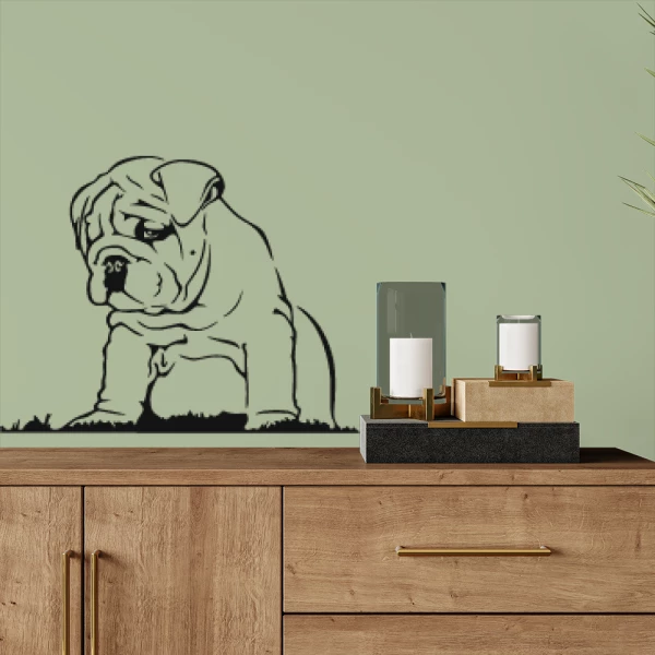 Sticker Baby Bulldog