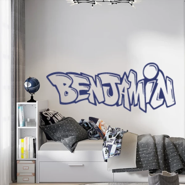 Sticker Benjamin Graffiti