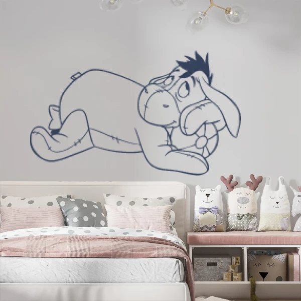 Sticker Eeyore Lying down