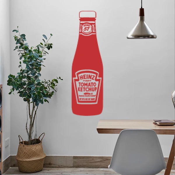 Sticker Bottle of Ketchup