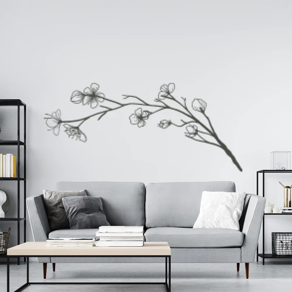 Sticker Cherry Branch Design