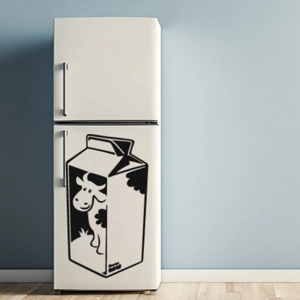 Sticker Milk carton