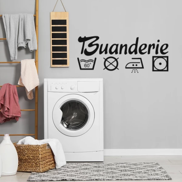 Sticker Laundry Symbols