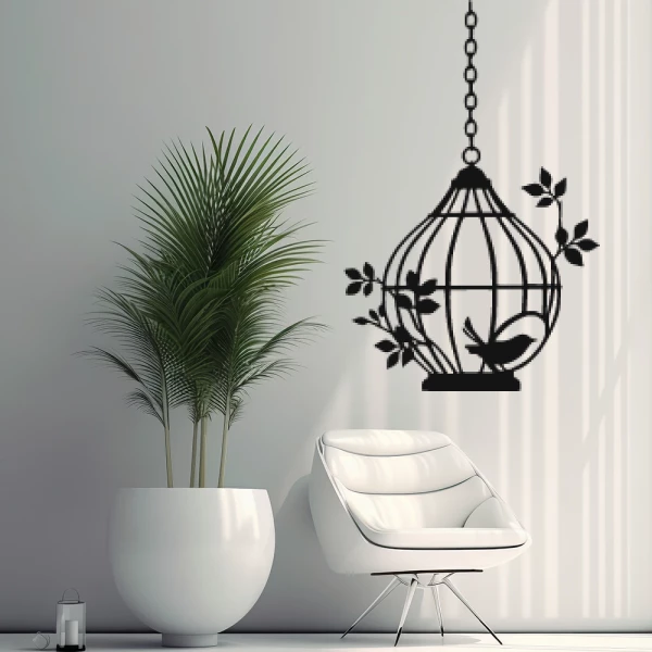 Sticker Bird cage