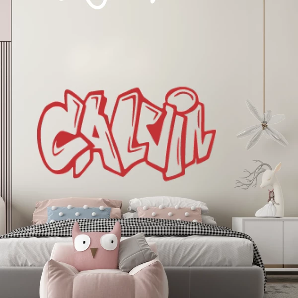 Sticker Calvin Graffiti