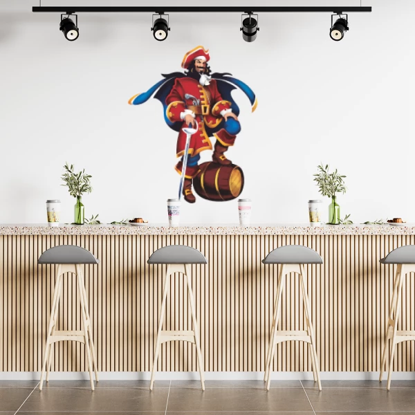 Sticker Captain Morgan Charecter - Printed