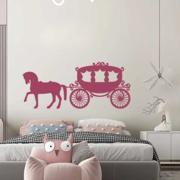 Sticker Horse-drawn carriage