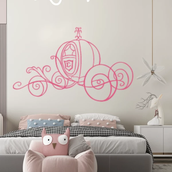 Sticker Horse-drawn carriage Cendrillon