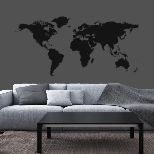 Sticker Map of the World