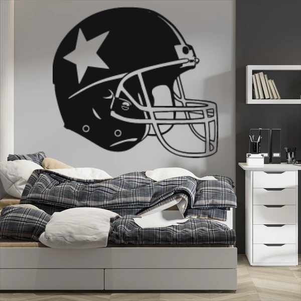 Sticker Helmet US football