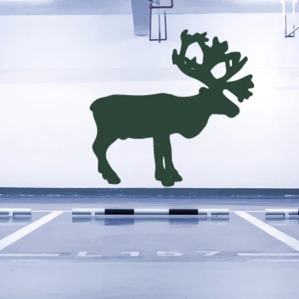 Sticker Deer Profile