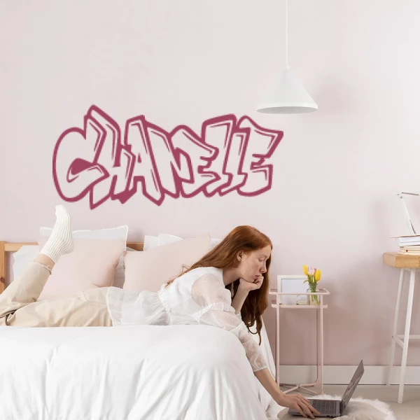Sticker Chanelle Graffiti