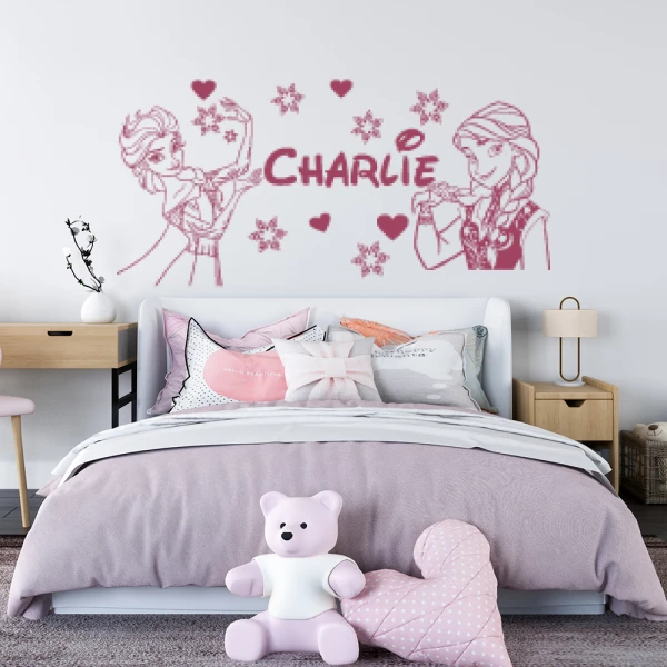 Sticker Charlie Frozen - Sisters