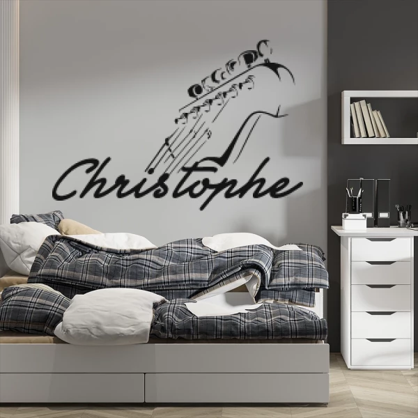 Sticker Christophe Guitar