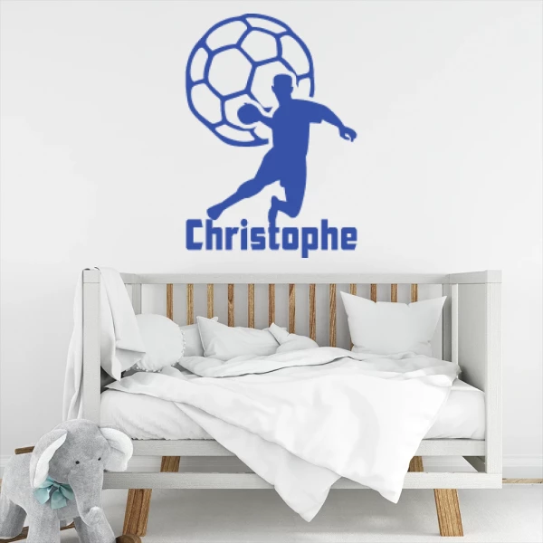 Sticker Christophe Handball & Ball
