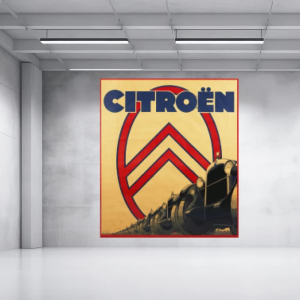 Sticker Citroën Vintage - Printed