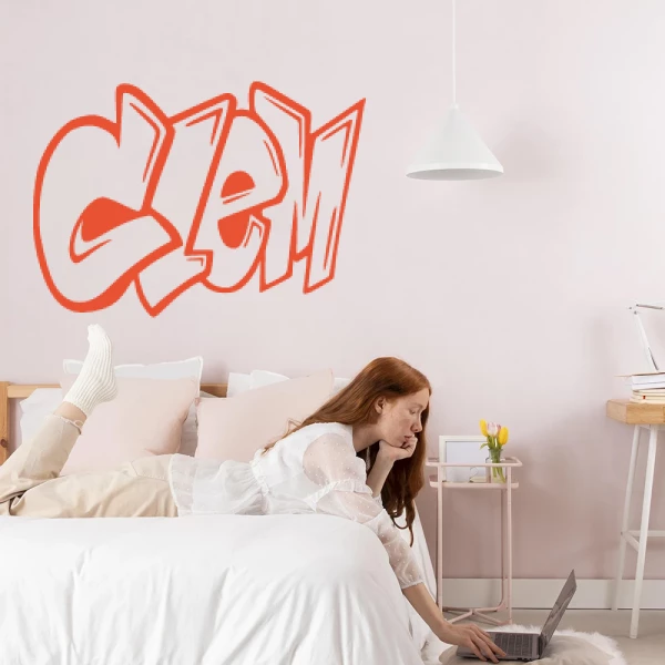 Sticker Clem Graffiti