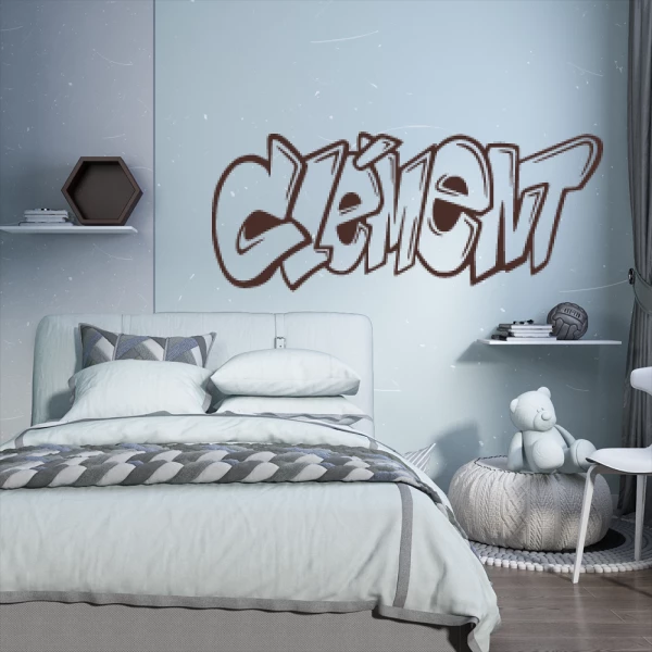 Sticker Clément Graffiti