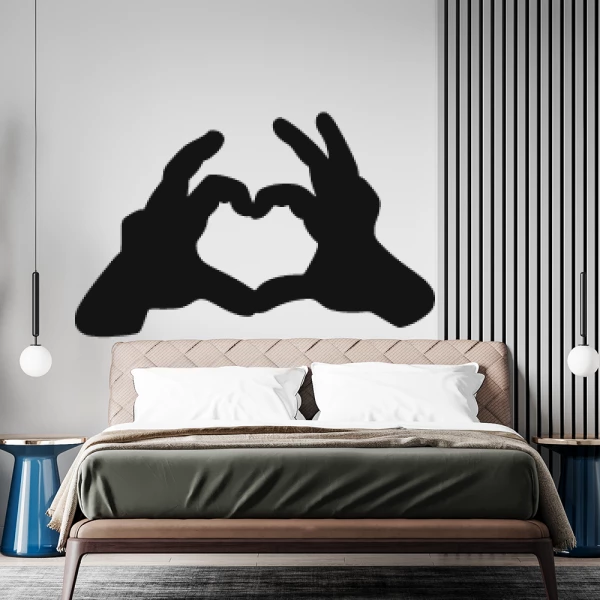 Sticker Heart with Hands