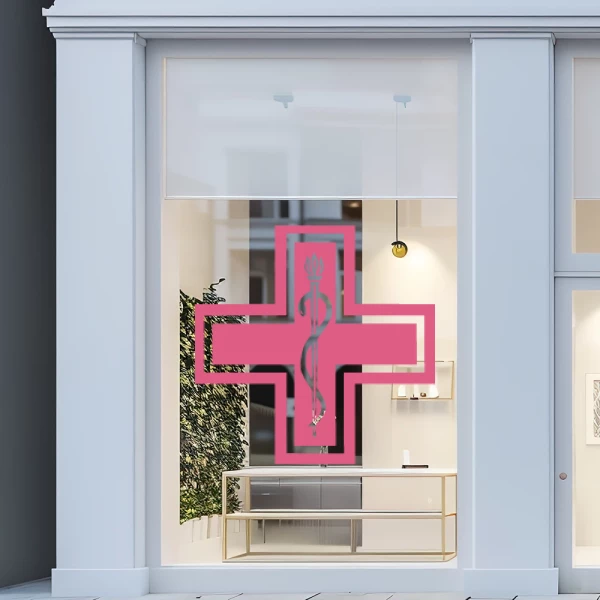 Sticker Fysio cross