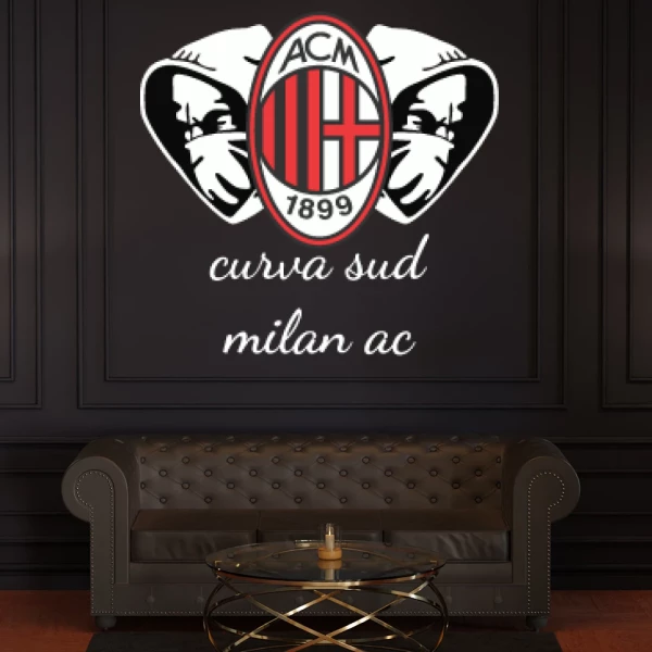 Sticker Curva Sud AC Milan - Printed