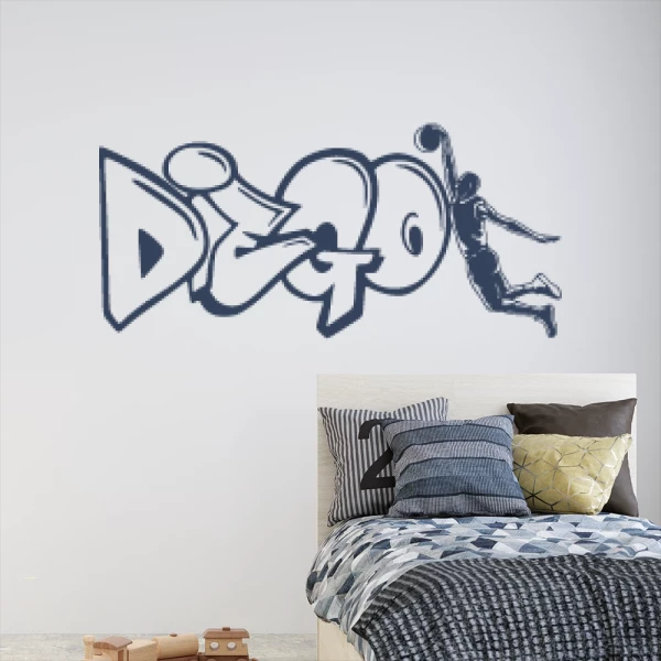 Sticker Diego Graffiti Basketball