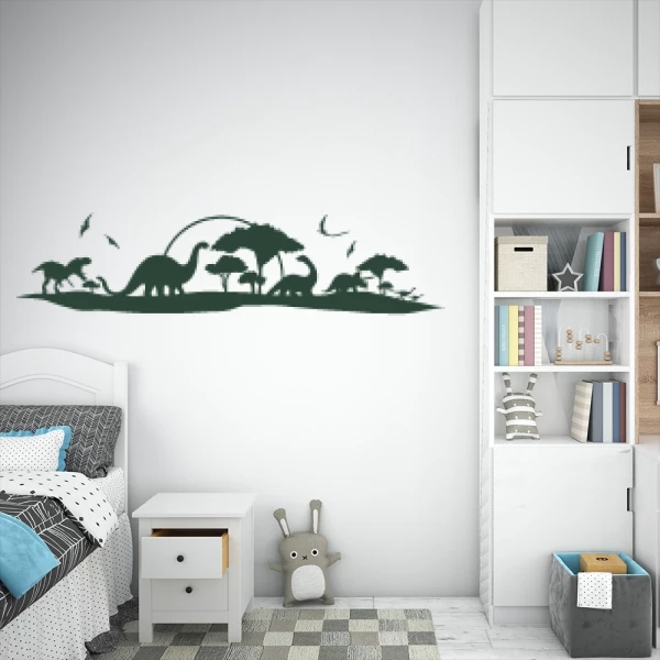 Sticker Dino Paysage