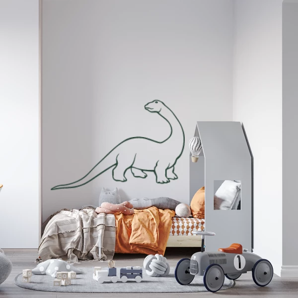Sticker Dinosaur - lines