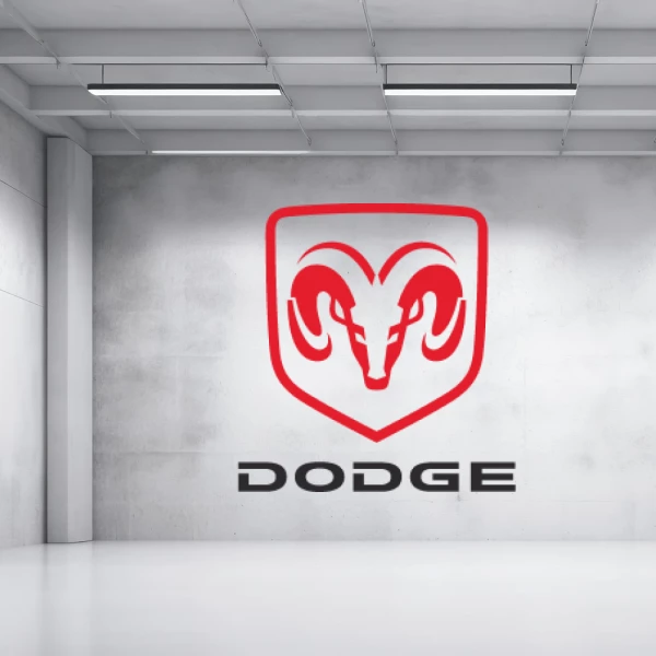 Sticker Dodge Logo Bicolor