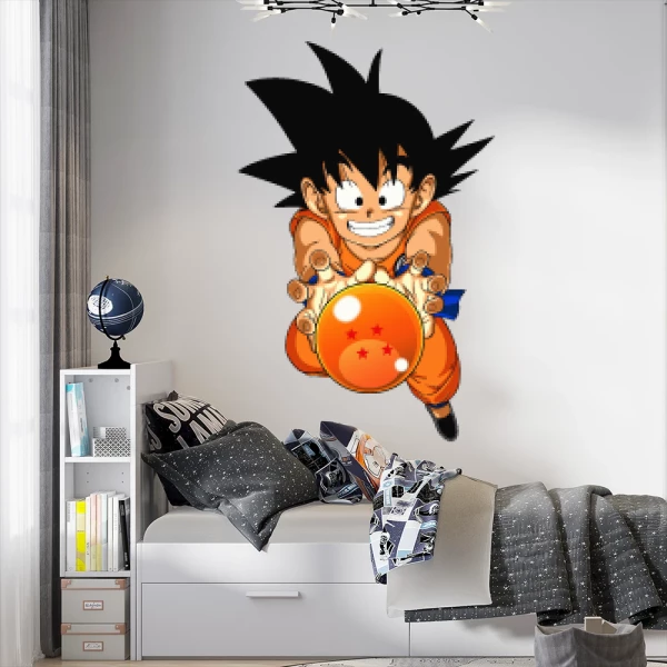 Sticker Dragon Ball Z Sangoku Ball  - Printed