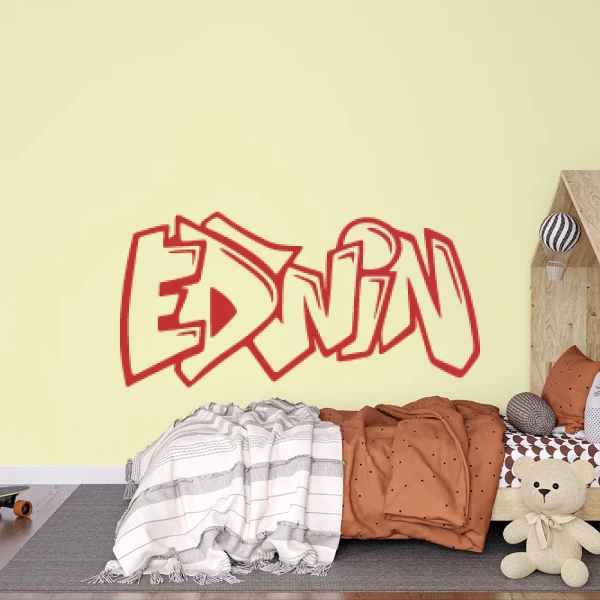 Sticker Edwin Graffiti